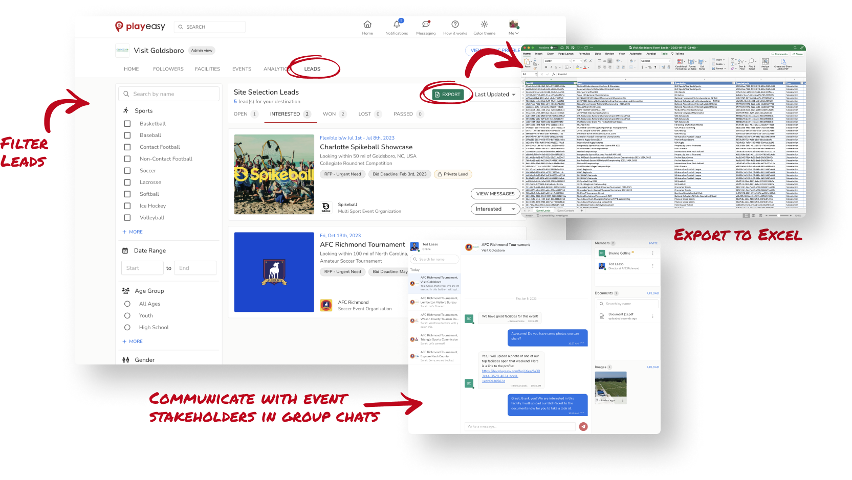 new leads dashboard