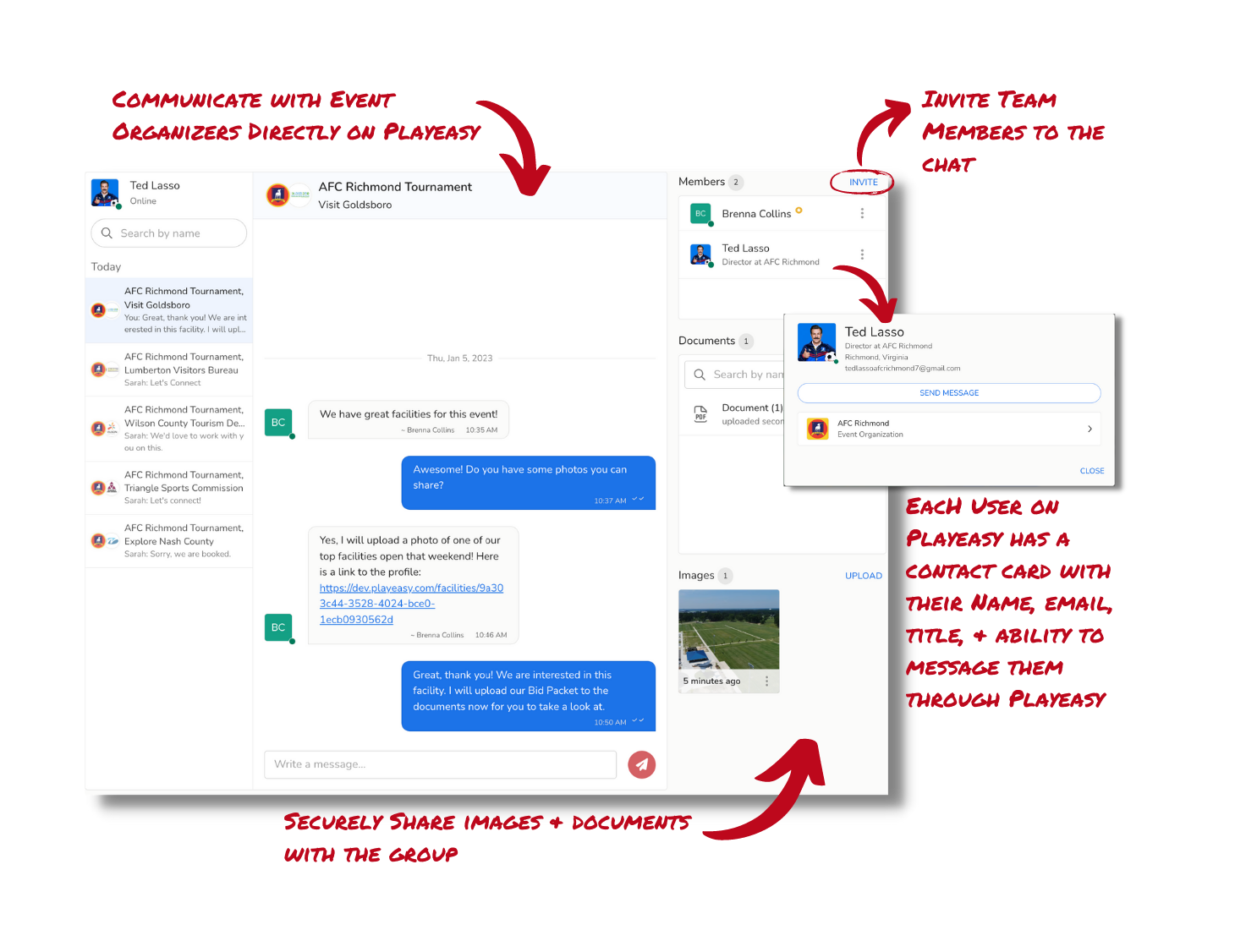rfplead management messaging