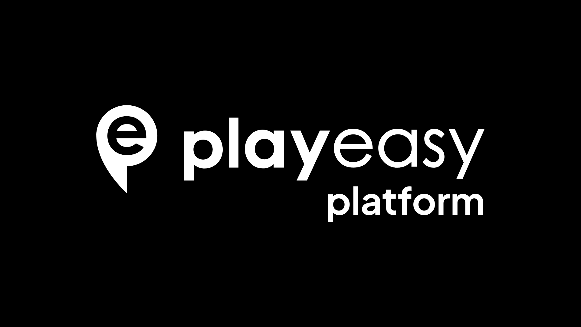 Playeasy Platform Logo Black BG