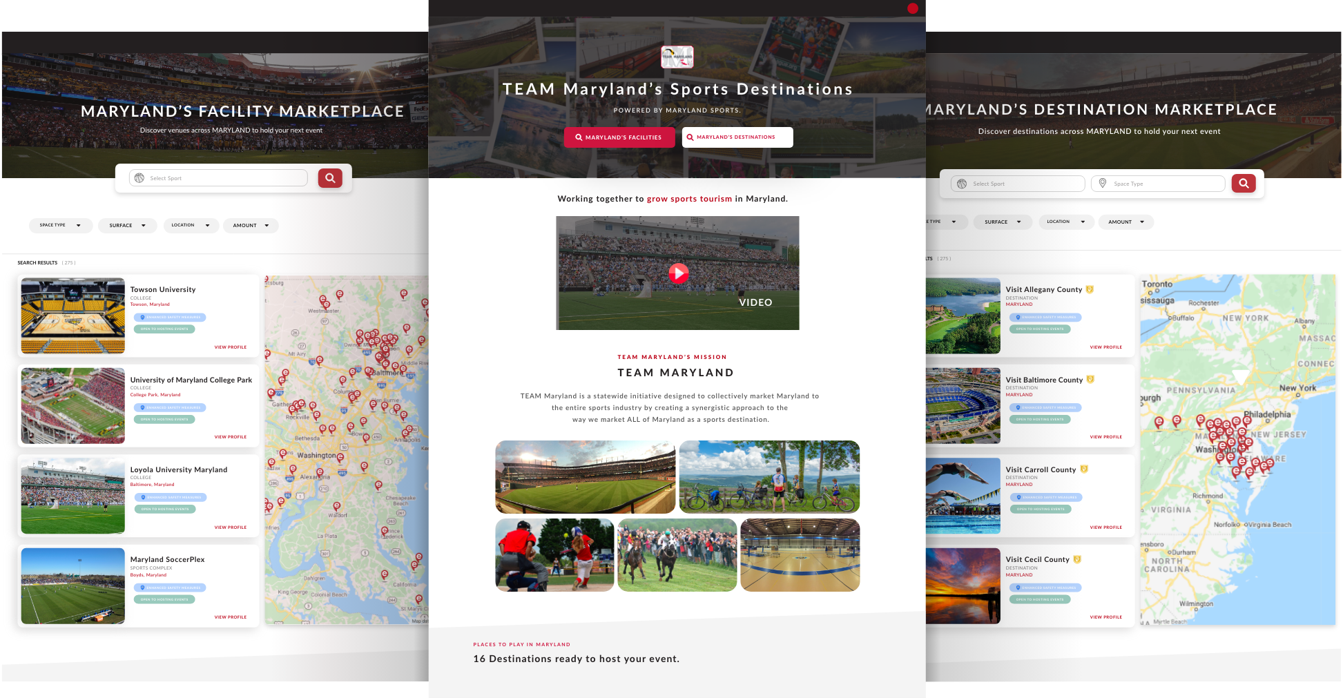 State Webpages Design