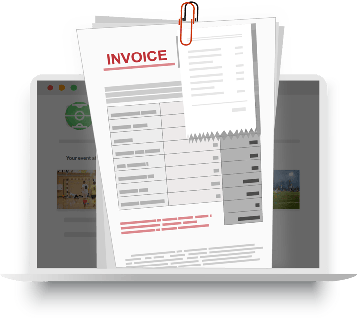 invoice - laptop cartoon